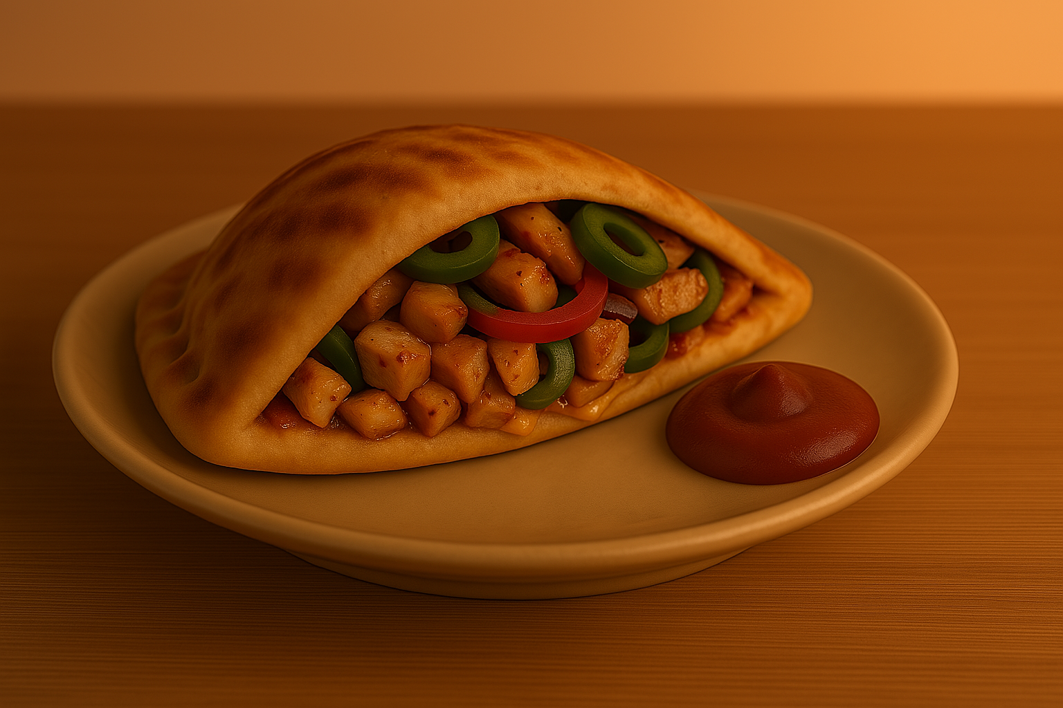 Chicken Pizza Pocket