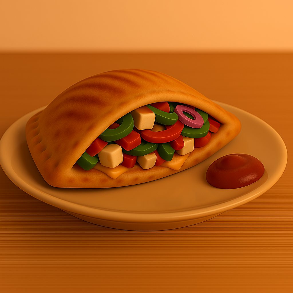 Paneer Pizza Pocket