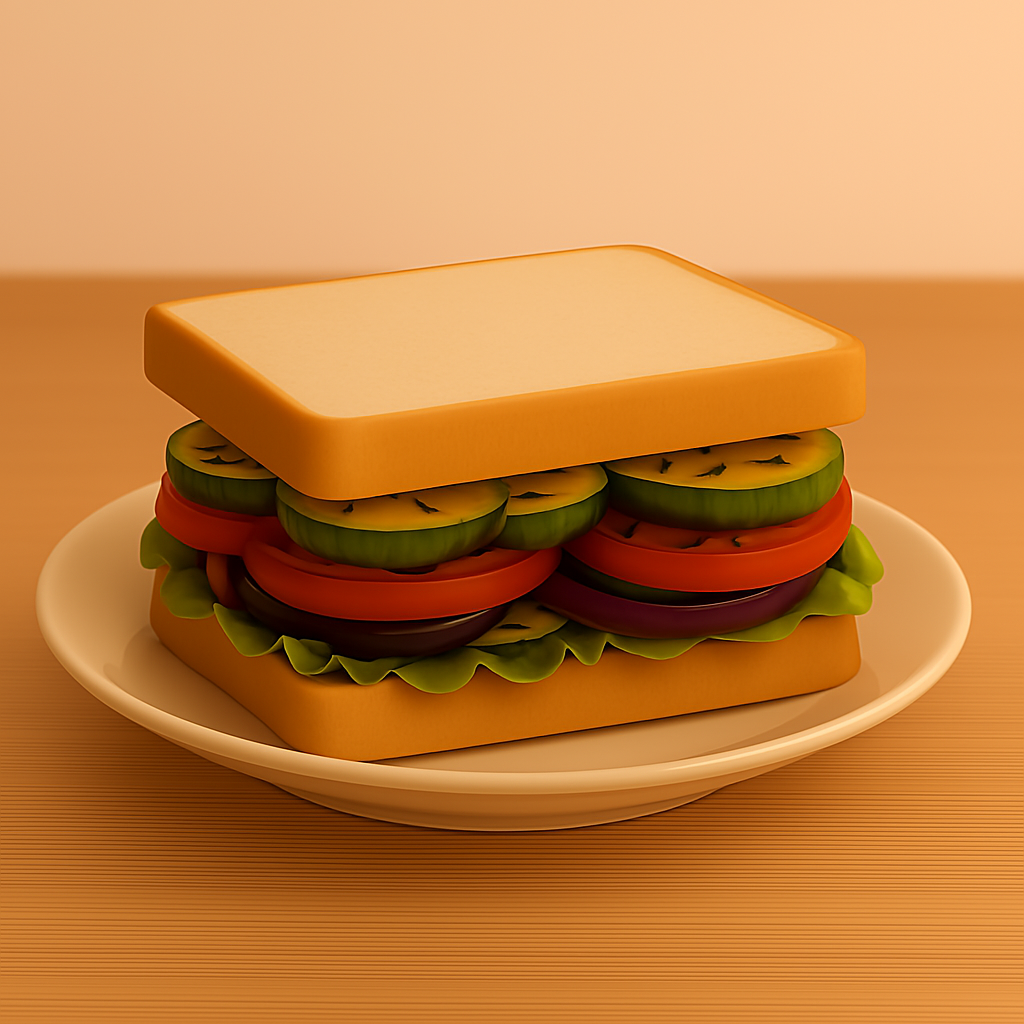 Mixed Veg Sandwich (Ungrilled)